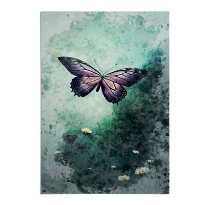 Butterfly in Watercolour No.3 - Wall Art