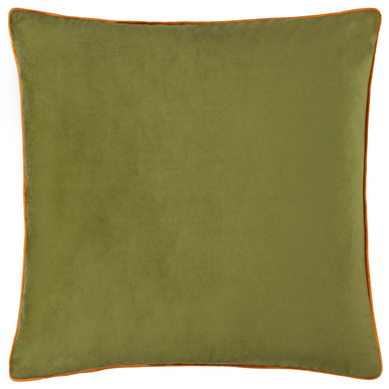 Meridian Square Throw, Green, Square 45cm, Pillow Cover Only - No Insert