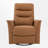 Swivel Rocker Recliner With Massage Function, Upholstered Nursery Recliner Chair With Side Pocket-987509445