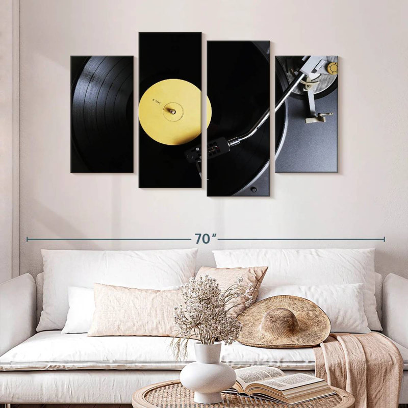 Abarca Pastel Yellow Vinyl Record