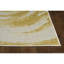 Tapis intérieur / extérieur abstrait ivoire / jaune Heda-991503747