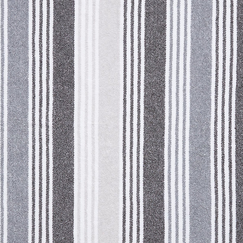 Kelso Stripe Soft & Absorbent Cotton Towels, Charcoal Grey