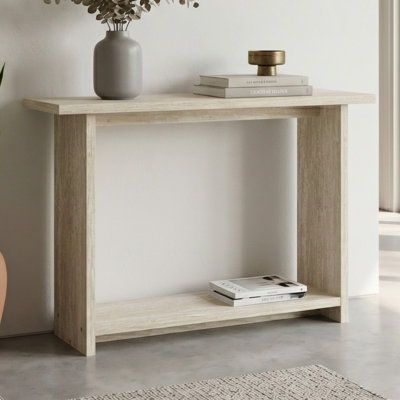 Table de vestibule avec tablette ouverte Caerthan