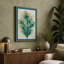 Peacock Feather Study Botanical - Wrapped Canvas-1465901204-1465901230
