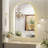 LED Bathroom Mirror with Lights, Arched Lighted Vanity Mirror with Anti-Fog, Memory Function,Dimmable-926153684-926153691