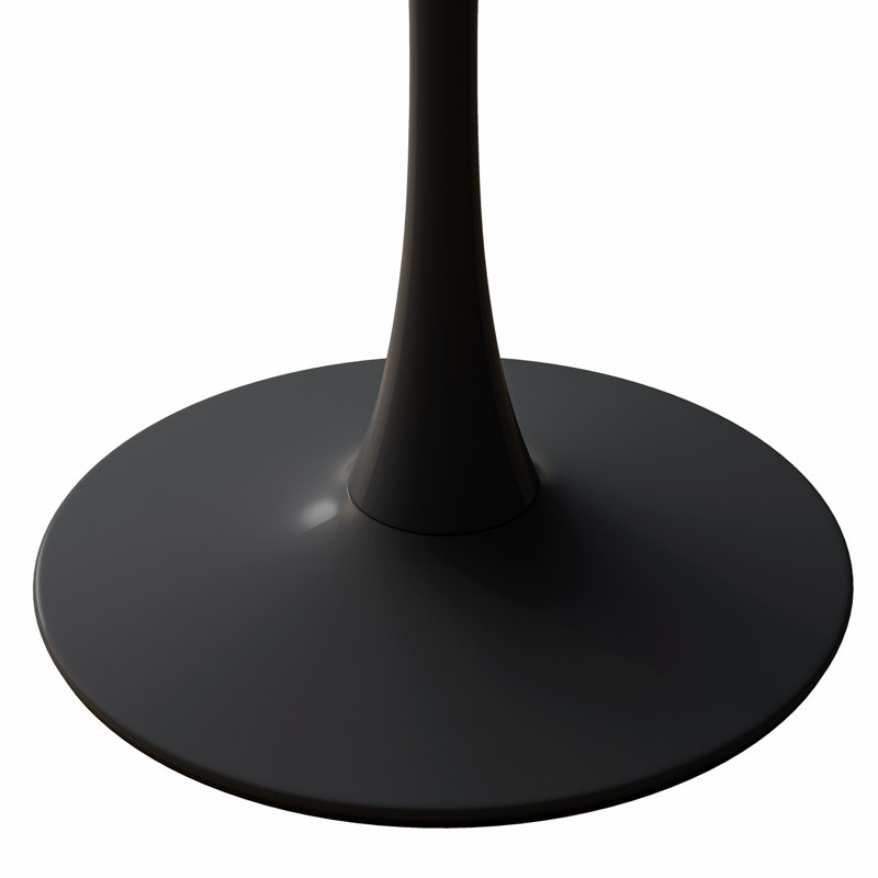Graclynn Metal Base Dining Table, Black