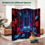 Cloison pliante 4 panneaux paravent Royal Futuristic-6714916-6714915