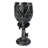 Medieval Gothic Twin Serpentine Dragons Wine Goblet Chalice With Celtic Knotwork