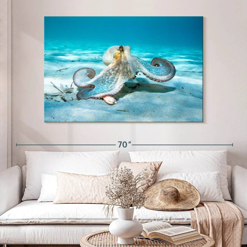 Crowle Roaming Octopus, 34" H x 51" W