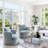 Upholstered Swivel Barrel Chair-946008506