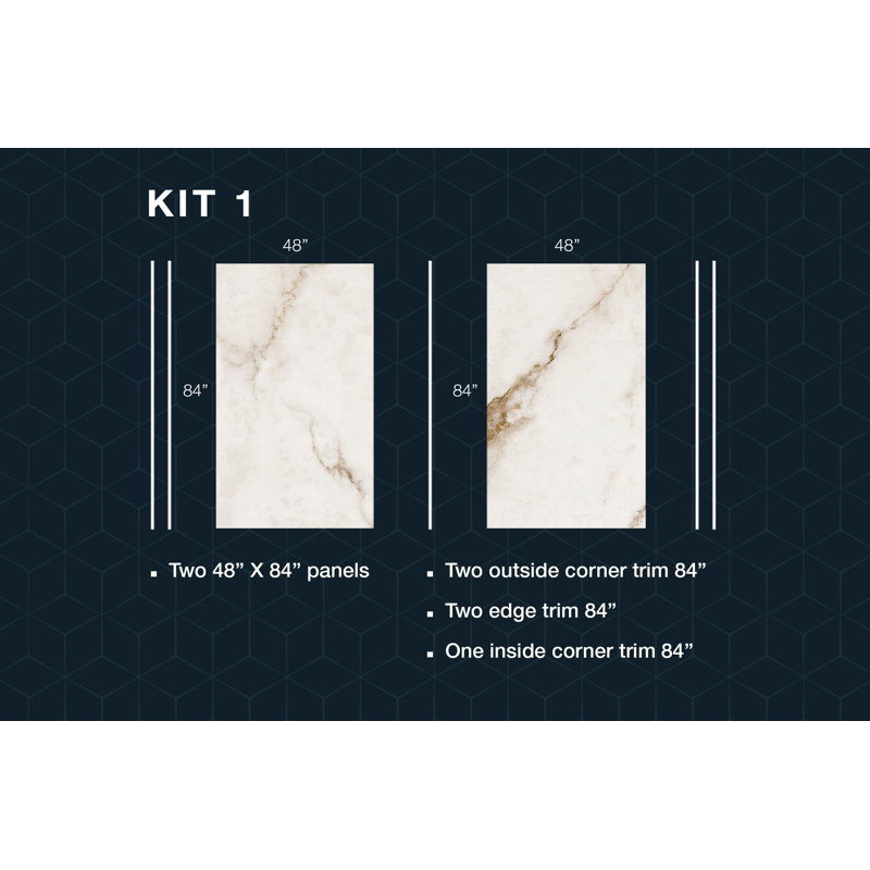 Trousse Calacatta Moka # 1