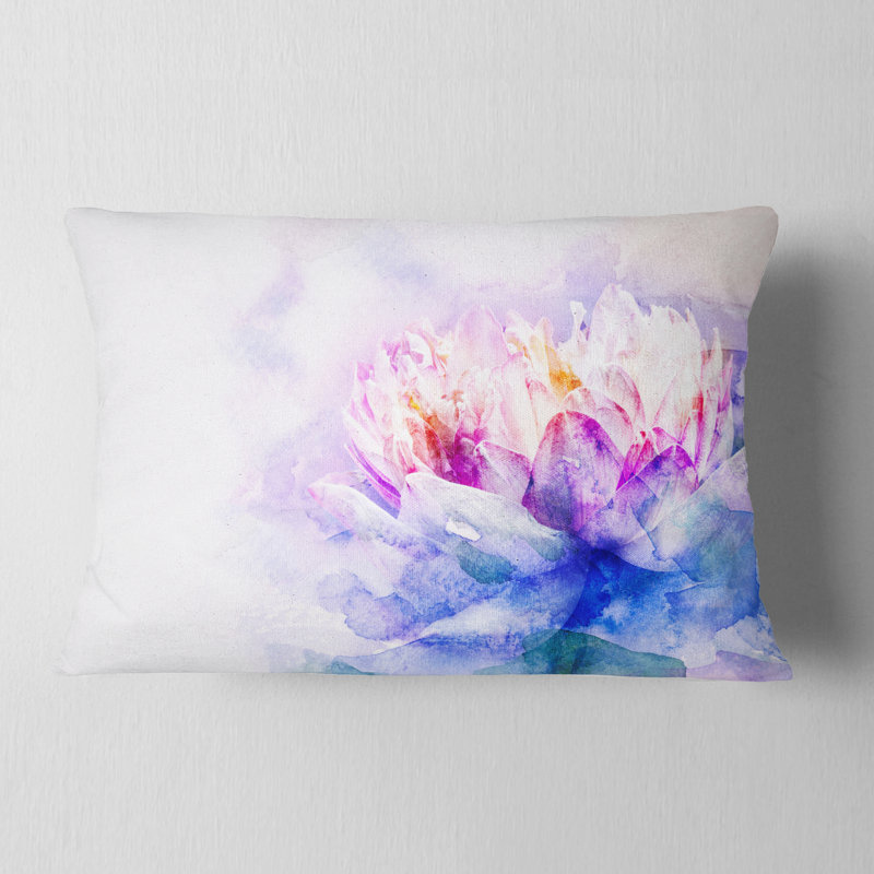 Coussin Blue Flower