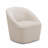 Boucle Fabric Upholstered Swivel Function Chair