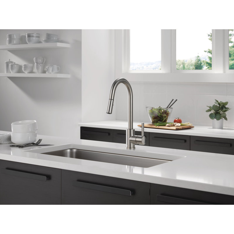 Peerless Faucet Cartridge Kitchen Faucet, Stainless