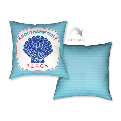 South Hampton Reversible Throw Pillow