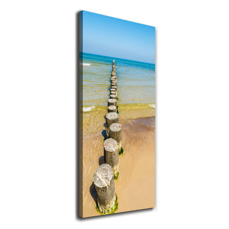 Breakwater - Wrapped Canvas Print
