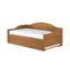 Lit de jour Dolly Twin avec lit gigogne, couleur noyer-1819513470