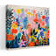 Art mural moderne et abstrait abstrait coloré