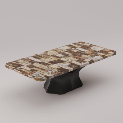 Ailani Petrified Wood Coffee Table