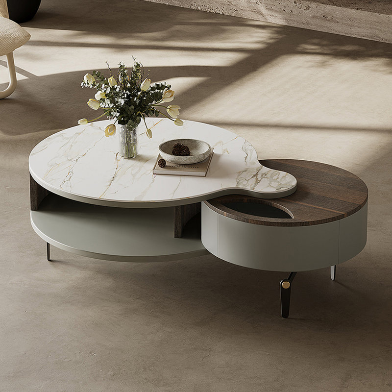 Table basse légère et luxueuse