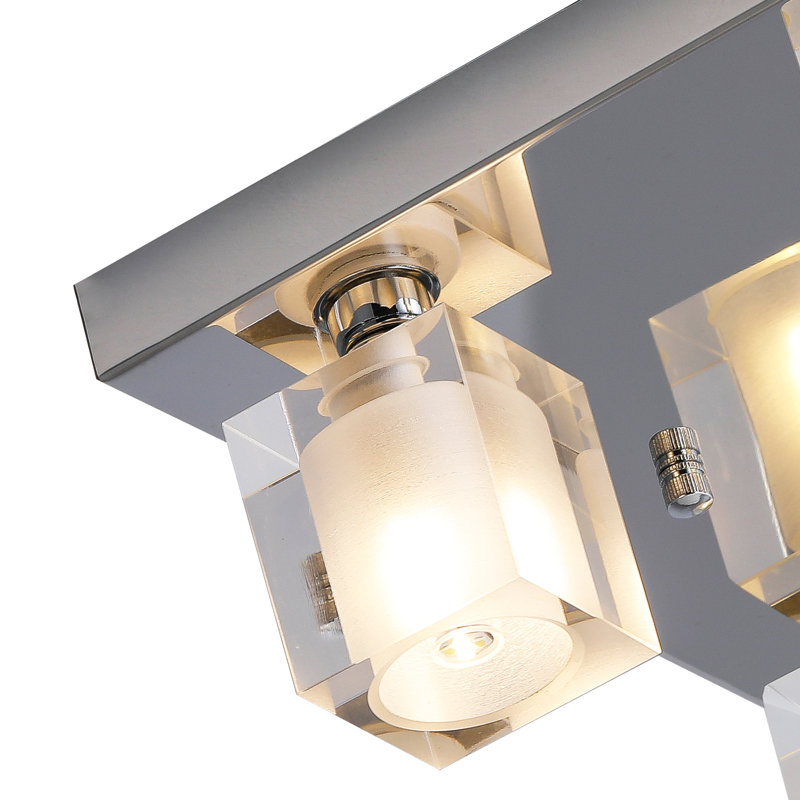 Zorayr 5 - Light 11.81'' Crystal Metal Flush Mount