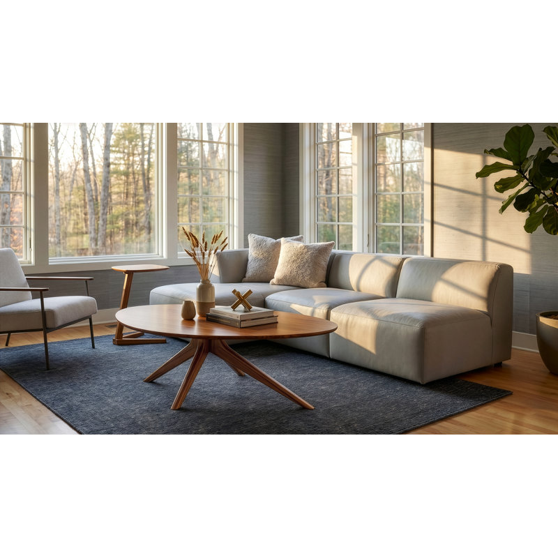 Ensemble de tables basses Chelse, Brown, Copper