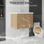 Meuble-lavabo flottant 24 po avec lavabo, porte à fermeture en douceur, pour petites salles de bain-133397036-133397039