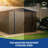 Edrosie Inc 7 Ft. W X 5 Ft. D Galvanized Steel Outdoor Storage Shed With Air Vents-129041700