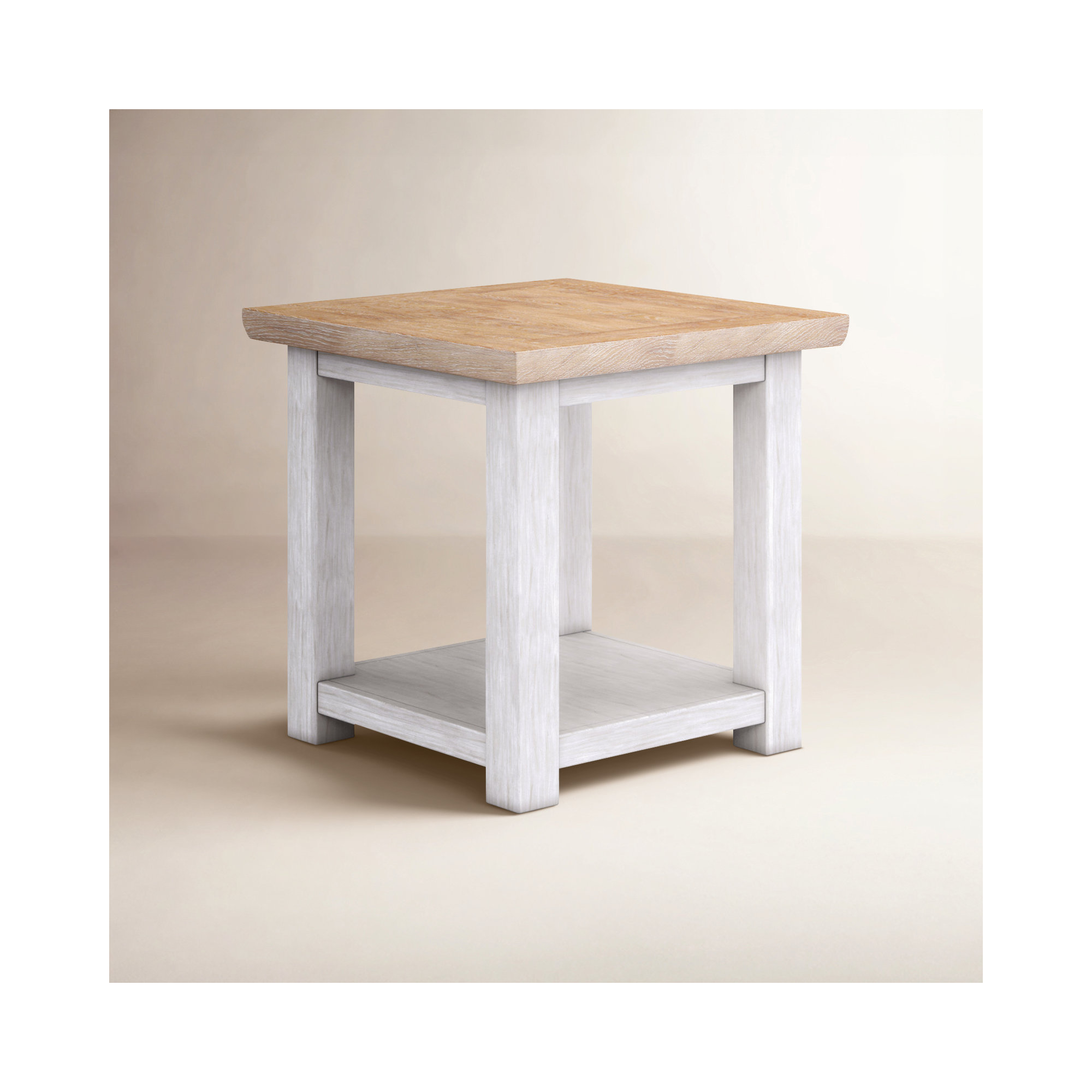 Mercury Solid Wood End Table