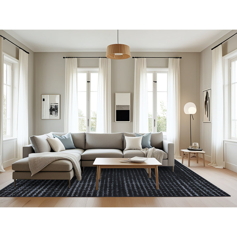 Tapis abstrait moderne 5097, Rectangle 8 pi x 12 pi