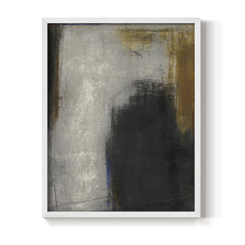 «On My Way to Lately», reproduction encadrée - bois massif, H 11 po x l 9 po, Blanc