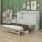 Murphy Bed with Large Drawers-100489547-100489549
