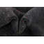 Élégant tapis gris anthracite foncé de style Gabbeh 12 x 12 avec de subtils motifs brodés