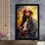 "Johnny Depp As Captain Jack Sparrow" par V2 Design Co., reproduction sur acrylique-88121034