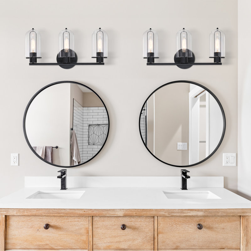 Alifonso 3 - Light Dimmable Vanity Light, Matte Black