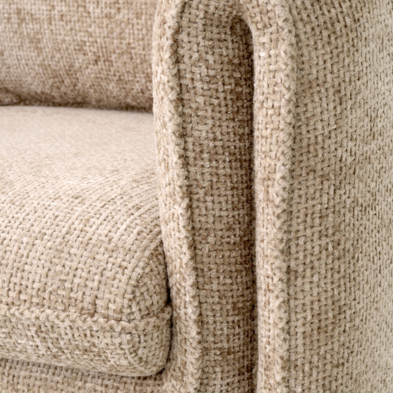 Toto Barrel Chair, Lyssa Sand Polyester Blend