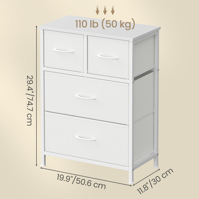 4 Drawer Storage Drawer