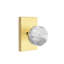 Select Round Knob with Rectangle Rosette-421382815