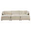 Canapé modulaire confortable à assise profonde modulaire réversible et confortable à 6 places avec 3 repose-pieds, 3 coussins décoratifs et 2 coussins d'accoudoirs-960656849