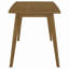Table de salle à manger rétro avec pieds en angle