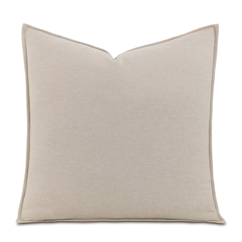 Brera Cotton Pillow Sham, Euro , Bisque