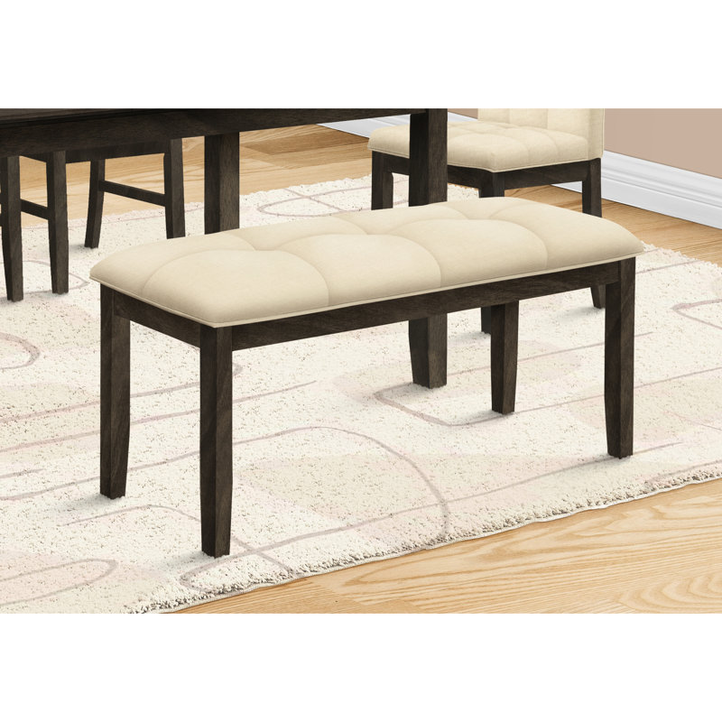 Dining Room Bench, Upholstered Bench, Transitional Bench