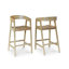 Counter Stool with Solid Wood Frame-126674800