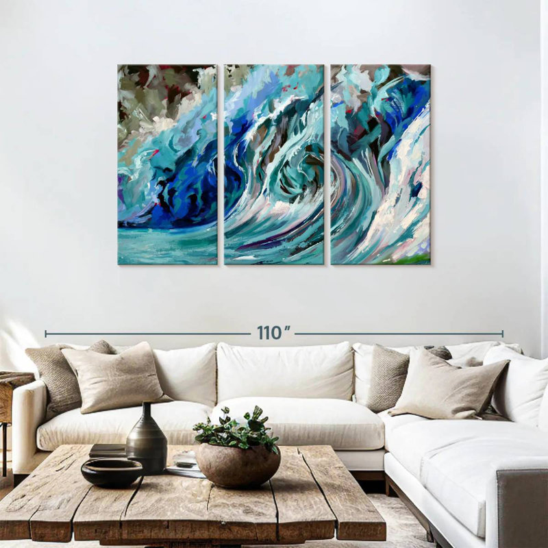 Gillard A Blue Wave, 48" H x 74" W