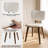 18.9" H Mid-Century Modern Dining Chair, Set of 6, Upholstered Side Chair with Padded Seat Cushion & Curved Backrest-168889503-168889488