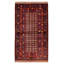 Tapis rouge Teimani 3 pi 8 po x 6 pi 8 po