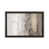 Toile avec cadre gris foncé rustique