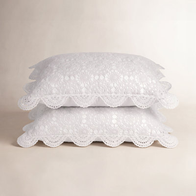 Crochet Cotton Shams