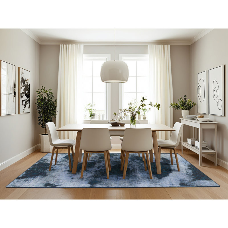 Tapis abstrait moderne 1372, Rectangle 7 pi x 10 pi