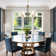 Mckevitt 6-Light Transitional Modern Chandelier with White Fabric Shades